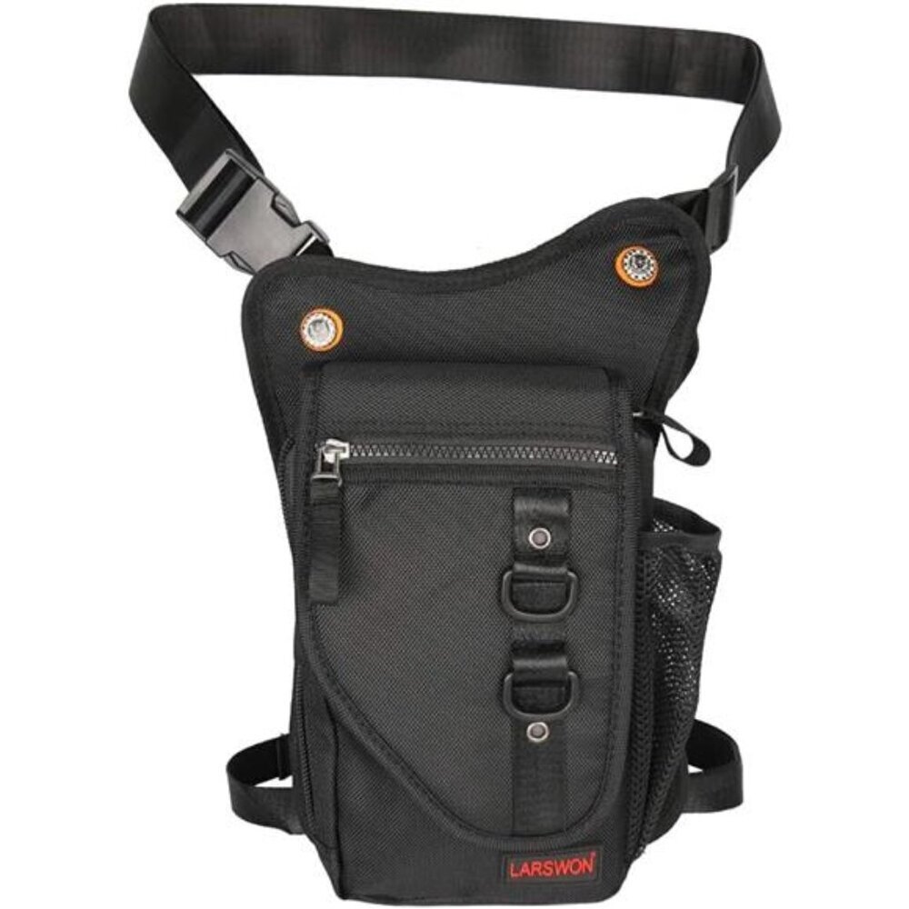 Tactical Thigh Bag Waterproof Black Waist Pack